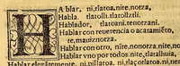 An illustration from Aqui comiença vn vocabulario enla lengua castellana y mexicana, (1555)