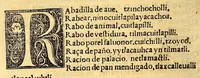 An illustration from Aqui comiença vn vocabulario enla lengua castellana y mexicana, (1555)