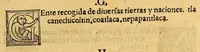 An illustration from Aqui comiença vn vocabulario enla lengua castellana y mexicana, (1555)