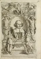 An illustration from Aquila parentalis, sive, Funebris apparatus in funebre comitis Alberti de Grassis Bononiae senatoris, et Collegij Montis alti vice protectoris : eminentissimo ac reverendiss. Principi S.R.E. Cardinal Pallotto (1663)