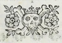 An illustration from Aquila parentalis, sive, Funebris apparatus in funebre comitis Alberti de Grassis Bononiae senatoris, et Collegij Montis alti vice protectoris : eminentissimo ac reverendiss. Principi S.R.E. Cardinal Pallotto (1663)