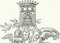 An illustration from Aquila Romana, ouero, Monarchia occidentale da Carlo Magno d'Occidente imperador primo : sino alla coronatione del glorioso Leopoldo Primo : tutti con le loro effigie dal naturale, aggiontiui li geroglifici ed allegorie, inuentione dell' autore (1679)