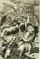 Picture 64 of 117 from Aquila Romana, ouero, Monarchia occidentale da Carlo Magno d'Occidente imperador primo : sino alla coronatione del glorioso Leopoldo Primo : tutti con le loro effigie dal naturale, aggiontiui li geroglifici ed allegorie, inuentione dell' autore (1679), leaf 108
