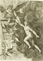 An illustration from Aquila Romana, ouero, Monarchia occidentale da Carlo Magno d'Occidente imperador primo : sino alla coronatione del glorioso Leopoldo Primo : tutti con le loro effigie dal naturale, aggiontiui li geroglifici ed allegorie, inuentione dell' autore (1679)
