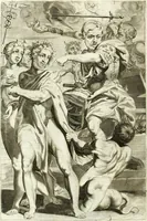 An illustration from Aquila Romana, ouero, Monarchia occidentale da Carlo Magno d'Occidente imperador primo : sino alla coronatione del glorioso Leopoldo Primo : tutti con le loro effigie dal naturale, aggiontiui li geroglifici ed allegorie, inuentione dell' autore (1679)