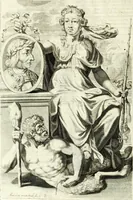 An illustration from Aquila Romana, ouero, Monarchia occidentale da Carlo Magno d'Occidente imperador primo : sino alla coronatione del glorioso Leopoldo Primo : tutti con le loro effigie dal naturale, aggiontiui li geroglifici ed allegorie, inuentione dell' autore (1679)