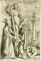 Picture 106 of 117 from Aquila Romana, ouero, Monarchia occidentale da Carlo Magno d'Occidente imperador primo : sino alla coronatione del glorioso Leopoldo Primo : tutti con le loro effigie dal naturale, aggiontiui li geroglifici ed allegorie, inuentione dell' autore (1679), leaf 165