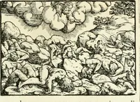 An illustration from Aquila Saxonica : sub qua imperatores Saxones ab Henrico Aucupe, vsquè ad Henricum Sanctum Occidentis imperatorem XV. elogiis, hieroglyphicis, numismatibus, insignibus, symbolis, imaginibus antiquis ad viuum exhibentur exculpti, & longa historiarum serie exarati : vt nihil relictum sit, quod prisci, vel hodierni habeant annales, sed diplomata, leges, indulta, genealogiae, donationes, priuilegia offeruntur congesta : accedit cuique Caesarum tractatus sacrolegalis & historicopoliticus ... (1673)