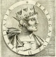 An illustration from Aquila Saxonica : sub qua imperatores Saxones ab Henrico Aucupe, vsquè ad Henricum Sanctum Occidentis imperatorem XV. elogiis, hieroglyphicis, numismatibus, insignibus, symbolis, imaginibus antiquis ad viuum exhibentur exculpti, & longa historiarum serie exarati : vt nihil relictum sit, quod prisci, vel hodierni habeant annales, sed diplomata, leges, indulta, genealogiae, donationes, priuilegia offeruntur congesta : accedit cuique Caesarum tractatus sacrolegalis & historicopoliticus ... (1673)