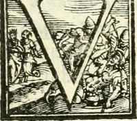 An illustration from Aquila vaga, sub qua ex diuersis nationibus et familijs a VVilhelmo Hollando vsquè ad Sigismundum Lutzelburgium occidentis imperatorem XXXIX. elogijs, hieroglyphicis, numismatibus, insignibus, symbolis, imaginibus antiquis ad viuum exhibentur exculpti, & longa historiarum serie exarati ... (1679)