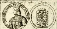 An illustration from Aquila vaga, sub qua ex diuersis nationibus et familijs a VVilhelmo Hollando vsquè ad Sigismundum Lutzelburgium occidentis imperatorem XXXIX. elogijs, hieroglyphicis, numismatibus, insignibus, symbolis, imaginibus antiquis ad viuum exhibentur exculpti, & longa historiarum serie exarati ... (1679)
