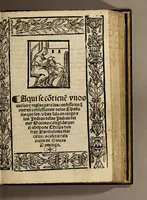 An illustration from Aqui se co[n]tiene[n] vnos auisos y reglas para los confessores q[ue] oyeren confessiones delos espa̋noles que son, o han sido en cargo a los indios de las Indias del mar oceano: (1552)