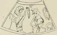 An illustration from Archaeologische Hermeneutik; Anleitung zur Deutung klassischer Bildwerke (1919)