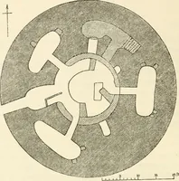 An illustration from Archaic England, an essay in deciphering prehistory from megalithic monuments, earthworks, customs, coins, placenames, and faeric superstitions (1919)