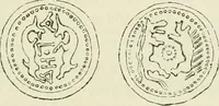 An illustration from Archaic England, an essay in deciphering prehistory from megalithic monuments, earthworks, customs, coins, placenames, and faeric superstitions (1919)