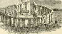 An illustration from Archaic England, an essay in deciphering prehistory from megalithic monuments, earthworks, customs, coins, placenames, and faeric superstitions (1919)