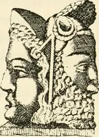 An illustration from Archaic England, an essay in deciphering prehistory from megalithic monuments, earthworks, customs, coins, placenames, and faeric superstitions (1919)