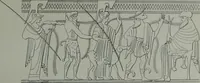 An illustration from Archaiologik ephmeris : ekdidomen hypo ts en Athnais Archaiologiks Hetairias (1862)