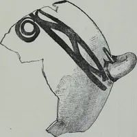 An illustration from Archaiologik ephmeris : ekdidomen hypo ts en Athnais Archaiologiks Hetairias (1862)
