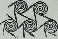 An illustration from Archaiologik ephmeris : ekdidomen hypo ts en Athnais Archaiologiks Hetairias (1862)