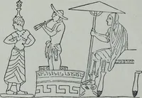 An illustration from Archaiologik ephmeris : ekdidomen hypo ts en Athnais Archaiologiks Hetairias (1862)