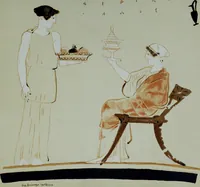 An illustration from Archaiologik ephmeris : ekdidomen hypo ts en Athnais Archaiologiks Hetairias (1862)