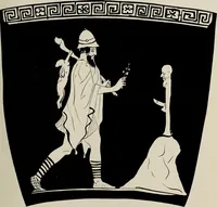 An illustration from Archaiologik ephmeris : ekdidomen hypo ts en Athnais Archaiologiks Hetairias (1862)