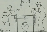 An illustration from Archaiologik ephmeris : ekdidomen hypo ts en Athnais Archaiologiks Hetairias (1862)
