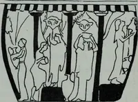 An illustration from Archaiologik ephmeris : ekdidomen hypo ts en Athnais Archaiologiks Hetairias (1862)