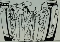 An illustration from Archaiologik ephmeris : ekdidomen hypo ts en Athnais Archaiologiks Hetairias (1862)