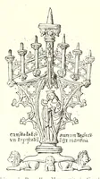An illustration from Archéologie chrétienne. Les saints de la messe et leurs monuments (1893)