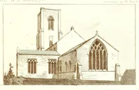 An illustration from Archéologie chrétienne. Les saints de la messe et leurs monuments (1893)