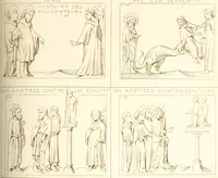 An illustration from Archéologie chrétienne. Les saints de la messe et leurs monuments (1893)