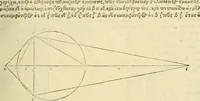 Picture 60 of 405 from Archimedes ta mechri nyn sozomena hapanta. Archimedis Syracusani philosophi ac geometrae excellentissimi opera, quae quidem extant, omnia, multis iam seculis desiderata, atque a quam paucissimis hactenus visa, nuncque primum et Graece et Latine in lucem edita ... Adiecta quoq; sunt Eutocii Ascalonitae in eosdem Archimedis libros commentaria, item Graece et Latine, nunquam antea excusa (1544), leaf 52