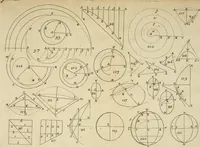 An illustration from Archimedis opera : Apollonii Pergaei Conicorum libri IIII. Theodosii Sphærica : methodo nova illustrata & succinctè demonstrata (1675)