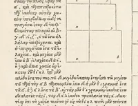An illustration from Archimēdous tou Syrakousiou, Ta mechri nun sōzomena, hapanta = Archimedis Syracvsani philosophi ac geometrae excellentissimi opera, quæ quidem extant, omnia, multis iam seculis desiderata, atq[ue] à quàm paucissimis hactenus uisa, nuncq́[ue] primùm & Græcè & Latinè in lucem edita : quorum catalogum uersa pagina reperies : adiecta quoq[ue] sunt Evtocii Ascalonitae in eosdem Archimedis libros commentaria, item Graecè & Latinè, nunquam antea excusa (1544)