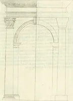 An illustration from Archisesto per formar con facilità li cinque ordini d'architettura : con altri particolari intorno la medesima professione (1627)