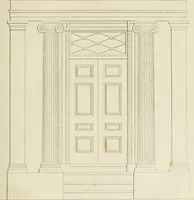 Picture 54 of 101 from The architect, or practical house carpenter : Illustrated by sixty-four engravings, which exhibit the orders of architecture, and other elements of the art, designed for the use of carpenters and builders (1850), leaf 136
