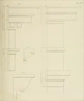 Picture 27 of 101 from The architect, or practical house carpenter : Illustrated by sixty-four engravings, which exhibit the orders of architecture, and other elements of the art, designed for the use of carpenters and builders (1850), leaf 72