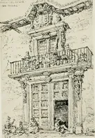 An illustration from An architect's note-book in Spain : principally illustrating the domestic architecture of that country (1872)