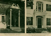 An illustration from An architectural monograph devoted to a comparative study of a group of early American doorways, Part Two: Porches (1921)