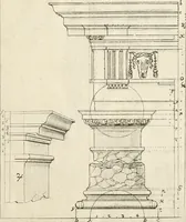 Picture 12 of 47 from Architectura civilis nova & antiqua : das ist von den fünff Säulen zu der Baukunst gehörig, wie dieselbige vom Vitruvio, Archimede, und andern alten Meistern auss rechtem fundament in gewisse Lehrsätz und Regeln abgefasset und begriffen ... (1663), leaf 28