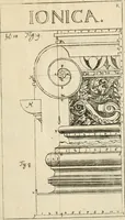 Picture 18 of 47 from Architectura civilis nova & antiqua : das ist von den fünff Säulen zu der Baukunst gehörig, wie dieselbige vom Vitruvio, Archimede, und andern alten Meistern auss rechtem fundament in gewisse Lehrsätz und Regeln abgefasset und begriffen ... (1663), leaf 40