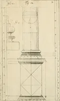 An illustration from Architectura civilis nova & antiqua : das ist von den fünff Säulen zu der Baukunst gehörig, wie dieselbige vom Vitruvio, Archimede, und andern alten Meistern auss rechtem fundament in gewisse Lehrsätz und Regeln abgefasset und begriffen ... (1663)