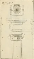 An illustration from Architectura civilis nova & antiqua : das ist von den fünff Säulen zu der Baukunst gehörig, wie dieselbige vom Vitruvio, Archimede, und andern alten Meistern auss rechtem fundament in gewisse Lehrsätz und Regeln abgefasset und begriffen ... (1663)