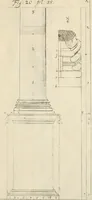 An illustration from Architectura civilis nova & antiqua : das ist von den fünff Säulen zu der Baukunst gehörig, wie dieselbige vom Vitruvio, Archimede, und andern alten Meistern auss rechtem fundament in gewisse Lehrsätz und Regeln abgefasset und begriffen ... (1663)