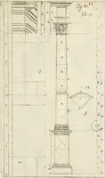 An illustration from Architectura civilis nova & antiqua : das ist von den fünff Säulen zu der Baukunst gehörig, wie dieselbige vom Vitruvio, Archimede, und andern alten Meistern auss rechtem fundament in gewisse Lehrsätz und Regeln abgefasset und begriffen ... (1663)