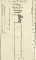 An illustration from Architectura civilis nova & antiqua : das ist von den fünff Säulen zu der Baukunst gehörig, wie dieselbige vom Vitruvio, Archimede, und andern alten Meistern auss rechtem fundament in gewisse Lehrsätz und Regeln abgefasset und begriffen ... (1663)