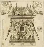An illustration from Architectura civil recta y obliqua : considerada y dibuxada en el Templo de Ierusalen ... promovida a suma perfeccion en el templo y palacio de S. Lorenço cerca del Escurial ... (1678)