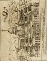 An illustration from Architectura civil recta y obliqua : considerada y dibuxada en el Templo de Ierusalen ... promovida a suma perfeccion en el templo y palacio de S. Lorenço cerca del Escurial ... (1678)